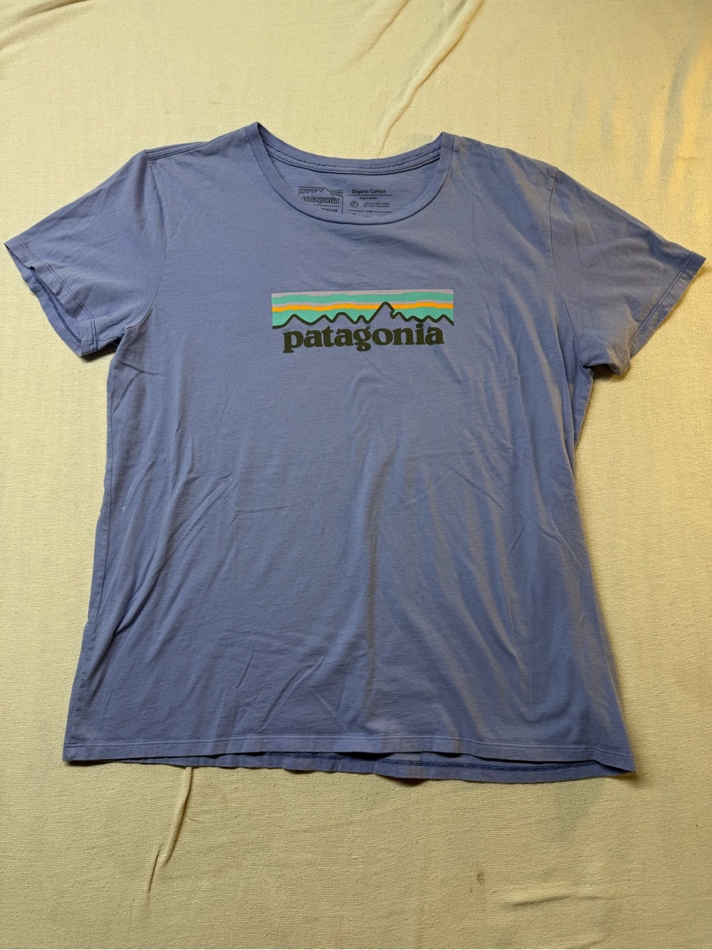 Patagonia Lavender Short-Sleeve Logo Tee